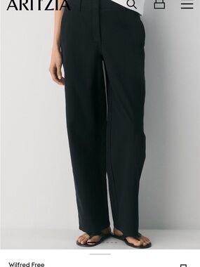 Aritzia Wilfred Free Ascendant Pant in Black